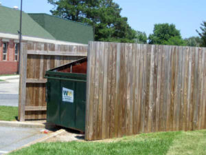 Wood Enclosure Fence