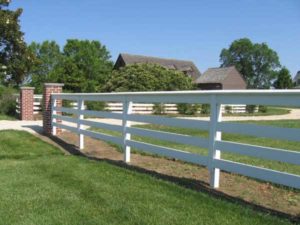 Wood Estate Fence